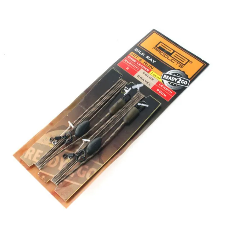 PB Products R2G SR Hit & Run Weighted Chod Leader 1g 90 Gravel 2 Stk.-Leader & Leadcore-JJ-Fishing