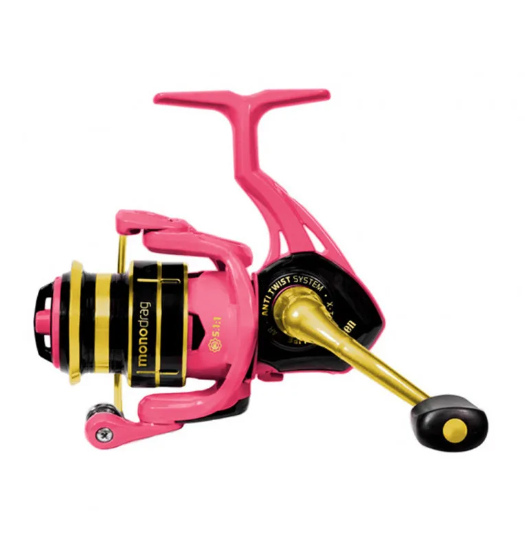 Delphin Queen MonoDrag 3T pink 3000 Stationärrolle Feederrolle-Frontbrems-Rollen-JJ-Fishing