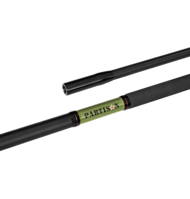 Delphin Partisan Carbon Handle 180cm 2-piece landing net stick-Landing net & landing net accessories-JJ-Fishing