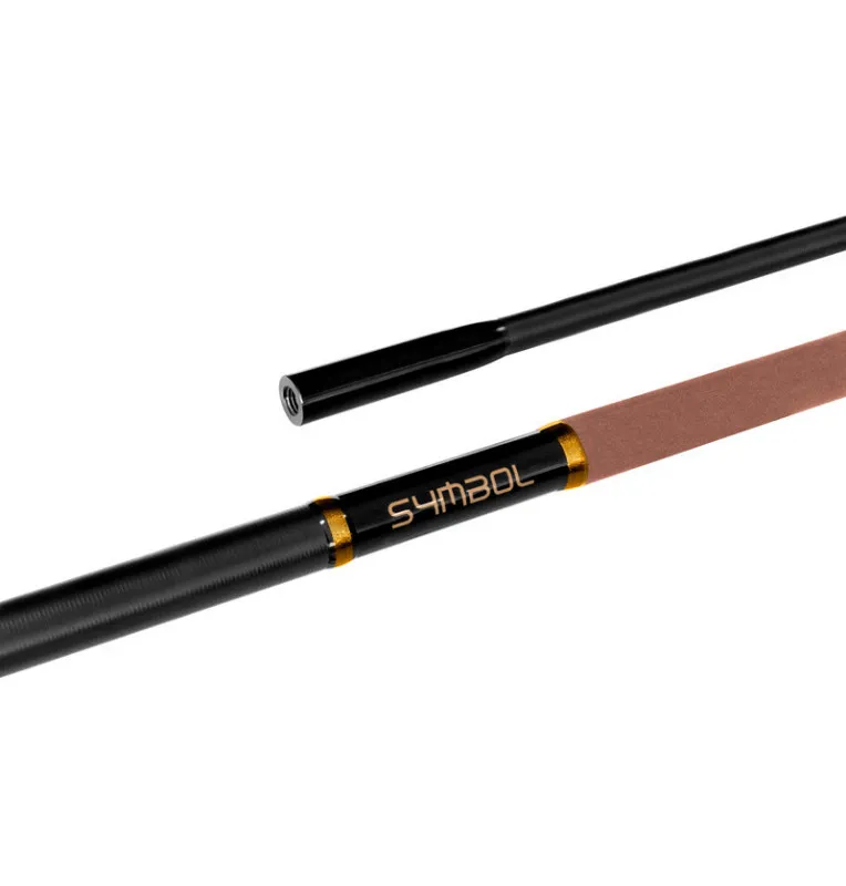 Delphin Symbol NXT Carbon Handle 180cm 2-piece landing net rod-Landing net & landing net accessories-JJ-Fishing
