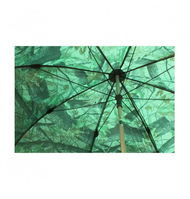 Delphin Camo Brolly with side wall fishing screen-Umbrellas & Tents-JJ-Fishing