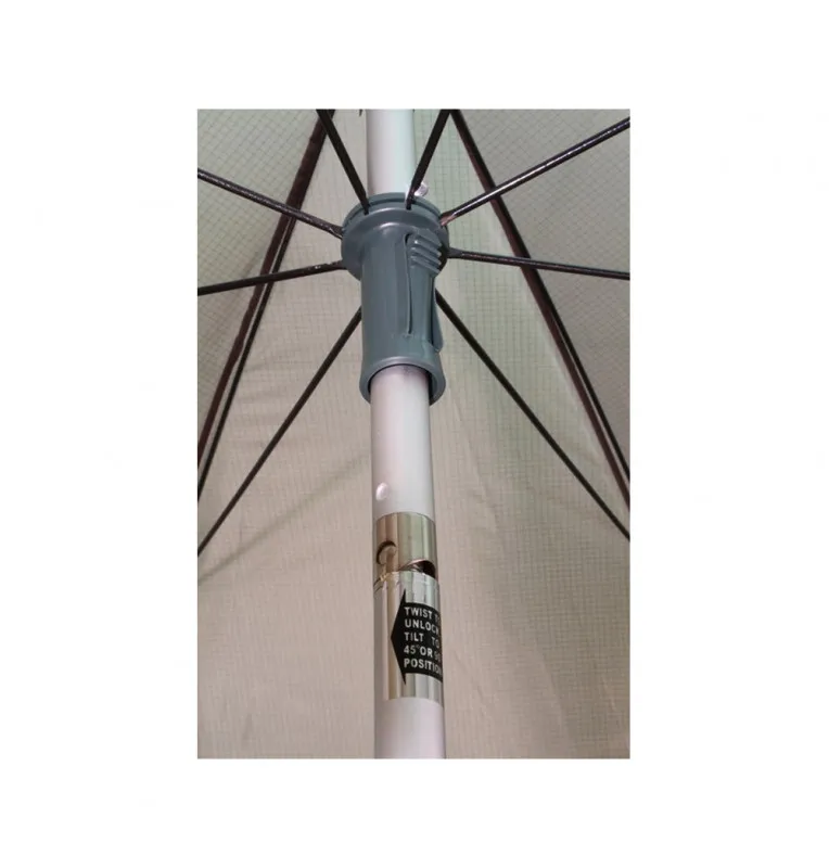 Delphin Green Brolly with side wall fishing screen-Umbrellas & Tents-JJ-Fishing