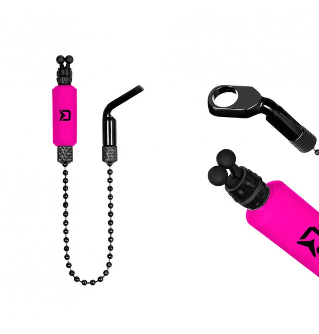 Delphin Chain Indicator Rota Pink Pendelbissanzeiger mit Knicklicht Halterung-Bissanzeiger & Bobbins-JJ-Fishing