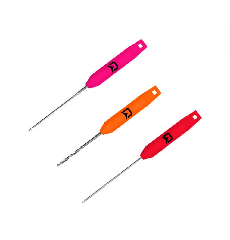 Delphin Needles and Drill Set Slim 3 Stück Ködernadel Set-Angelzubehör-JJ-Fishing