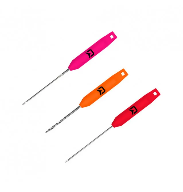 Delphin Needles and Drill Set Slim 3 Stück Ködernadel Set-Angelzubehör-JJ-Fishing