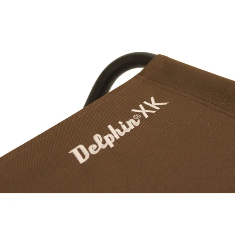 Delphin Angelstuhl XK Klappbar Braun Carpchair-Angelliegen & Angelstühle-JJ-Fishing