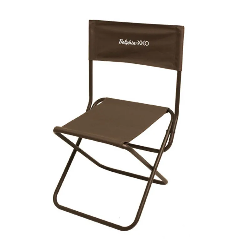 Delphin Angelstuhl XKO Klappbar Braun Carpchair mit Lehne-Angelliegen & Angelstühle-JJ-Fishing