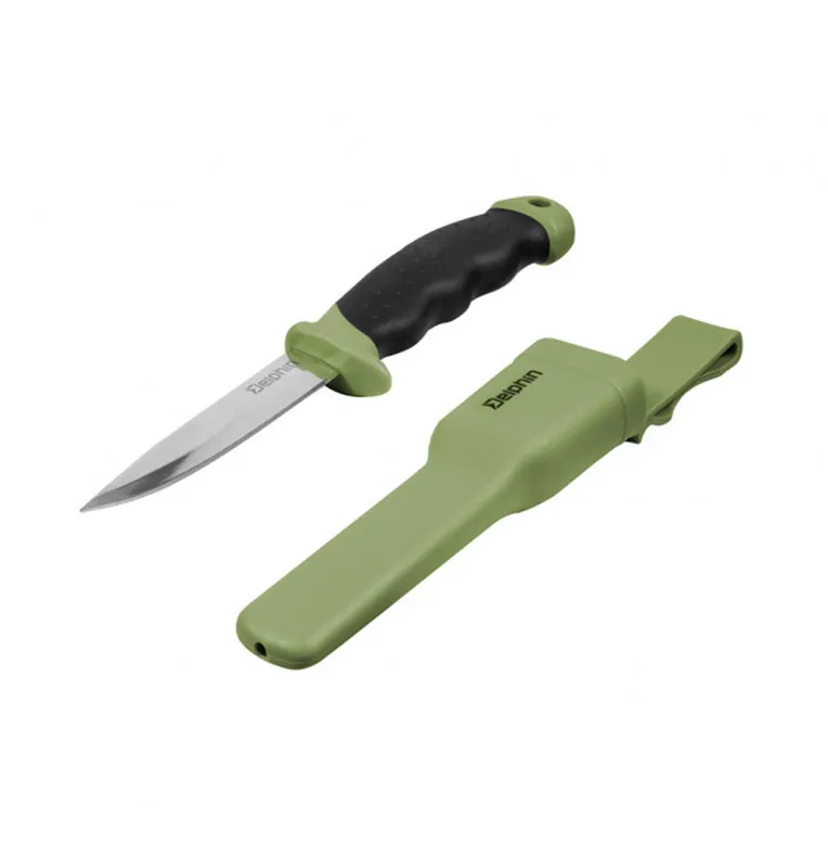 Delphin Spliter Knife Survival Knife with Scabbad Fishing Knife-Knife-JJ-Fishing