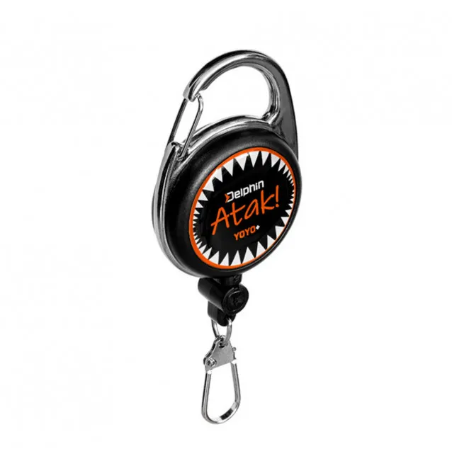 Delphin Jojo Yoyo Atak! + Maßband 100cm mit Karabiner-Tackle & Co-JJ-Fishing