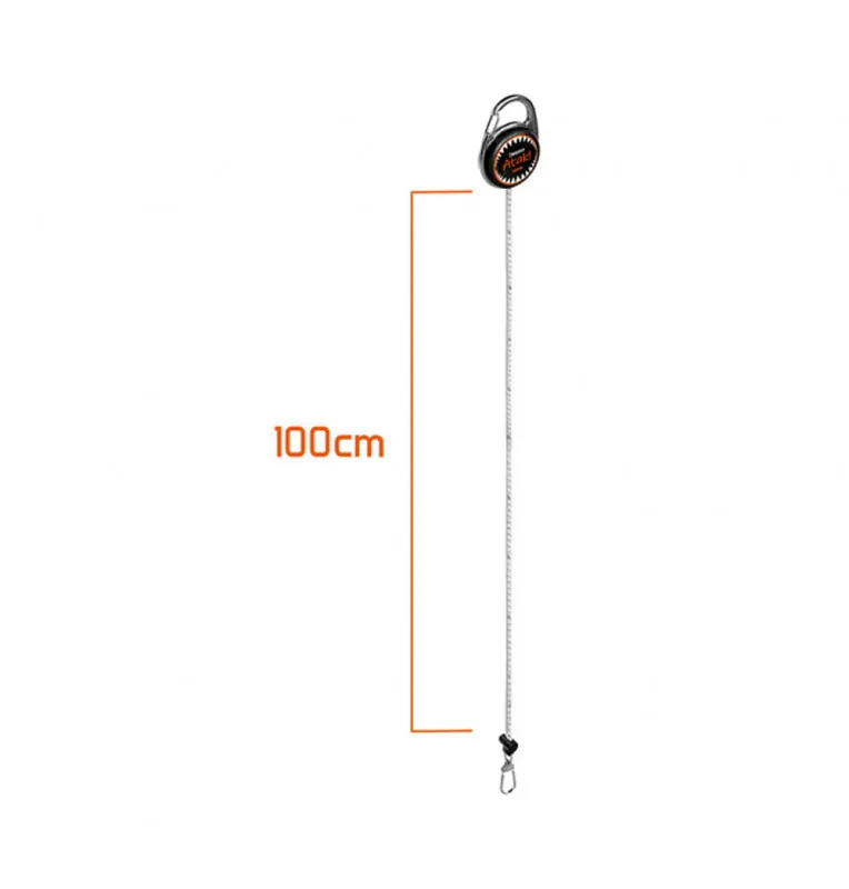 Delphin Jojo Yoyo Atak! + Maßband 100cm mit Karabiner-Tackle & Co-JJ-Fishing