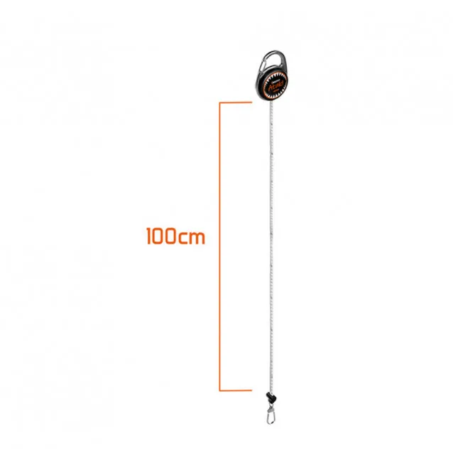 Delphin Jojo Yoyo Atak! + Maßband 100cm mit Karabiner-Tackle & Co-JJ-Fishing