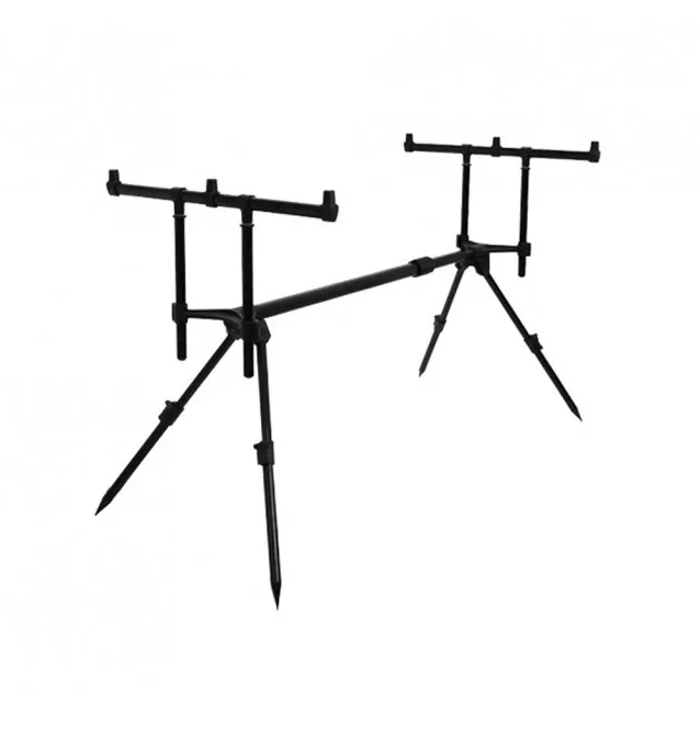Delphin Rod Pod Bronx with carrying bag Black Edition rod rest-Rod Pod's, Banksticks & Buzzerbars-JJ-Fishing