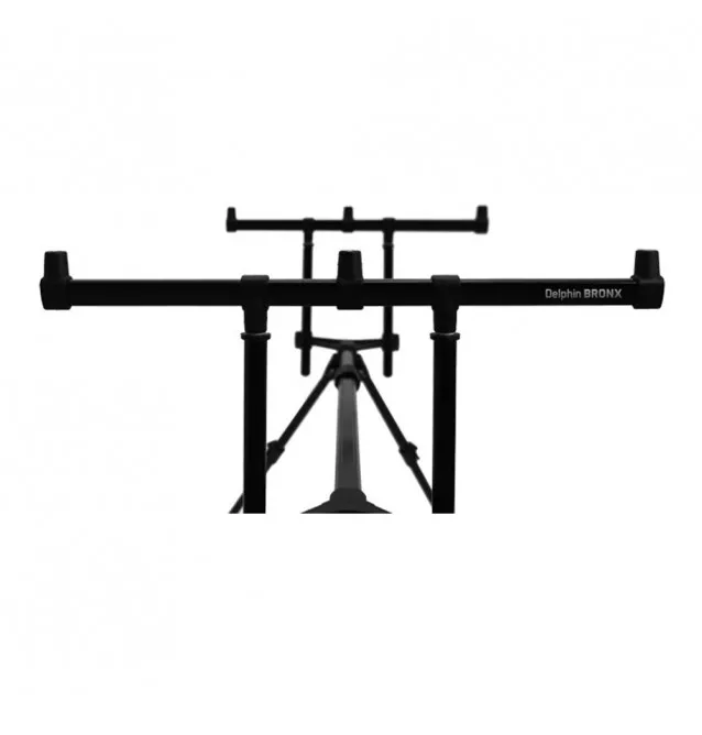 Delphin Rod Pod Bronx with carrying bag Black Edition rod rest-Rod Pod's, Banksticks & Buzzerbars-JJ-Fishing