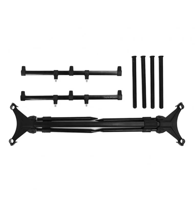 Delphin Rod Pod Bronx mit Transporttasche Black Edition Rutenauflage-Rod Pod´s, Banksticks & Buzzerbars-JJ-Fishing
