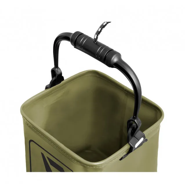 Delphin Falteimer Cubo 5L mit Schnur Folding Bucket-Zubehörtaschen-JJ-Fishing