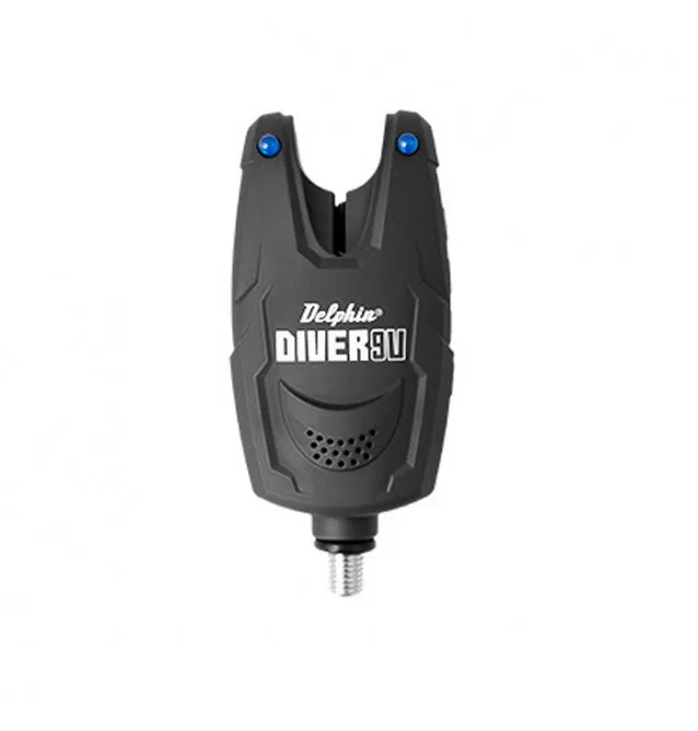 Delphin Diver Radio Bite Alarm Set 3+1 Bite Alarm with Transport Case-Bite Alarms & Bobbins-JJ-Fishing