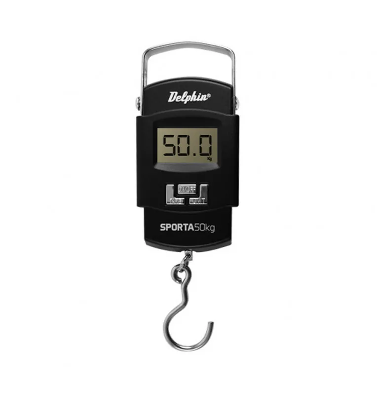 Delphin Digitale Waage Sporta 50Kg Digital Scale Angelwaage-Abhakmatten & Wiegeschlingen-JJ-Fishing
