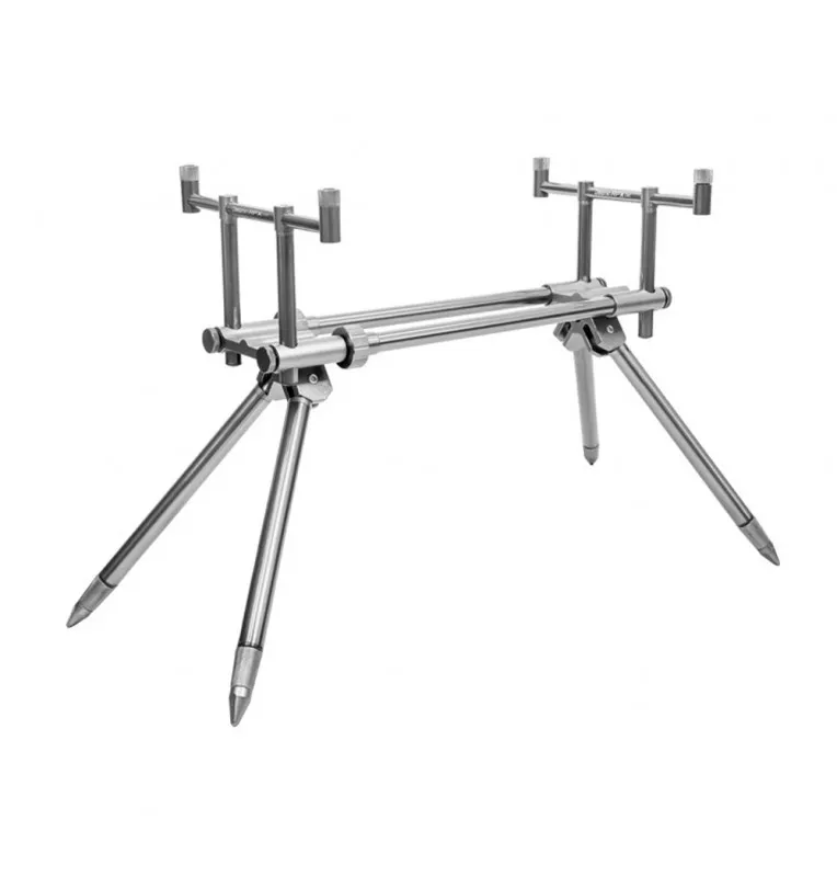 Delphin Rod Pod RPX Stalk Silver extrem robust und stabil-Rod Pod´s, Banksticks & Buzzerbars-JJ-Fishing