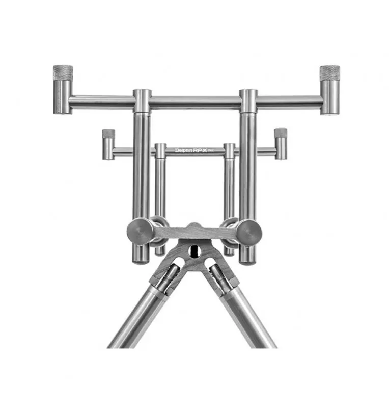 Delphin Rod Pod RPX Stalk Silver extrem robust und stabil-Rod Pod´s, Banksticks & Buzzerbars-JJ-Fishing