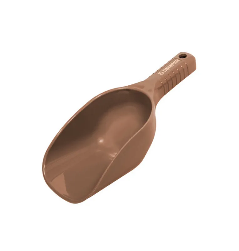 Delphin Dumper Mini Feeding Shovel Braun Feeding Shovel not perforated-Boilie throwing pipes & feed extractors-JJ-Fishing