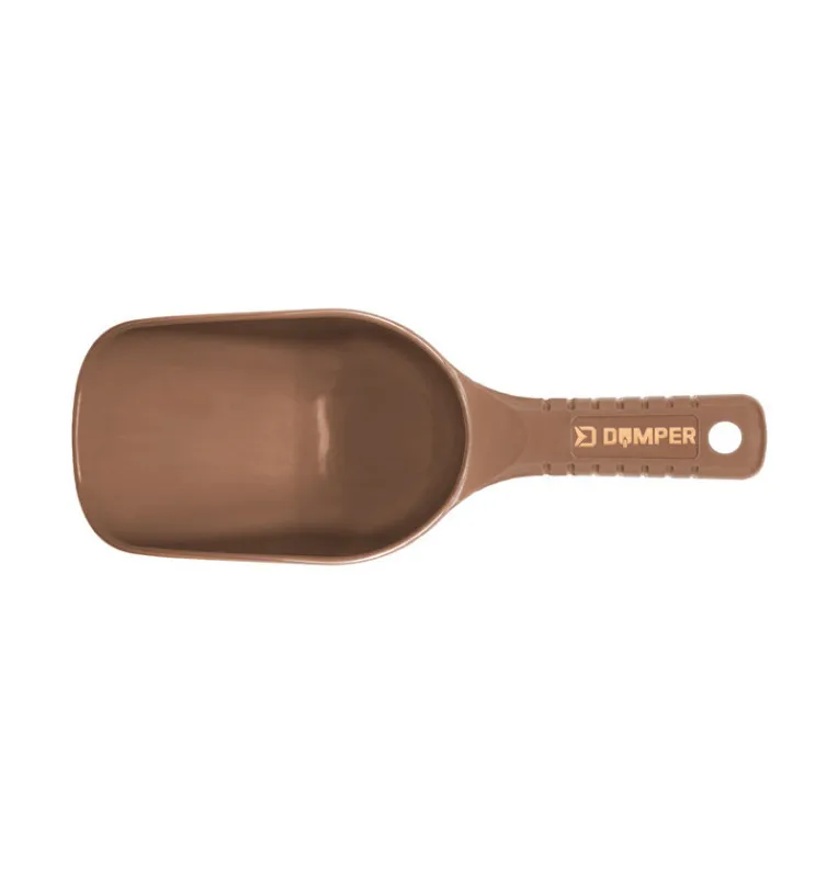 Delphin Dumper Mini Feeding Shovel Braun Feeding Shovel not perforated-Boilie throwing pipes & feed extractors-JJ-Fishing