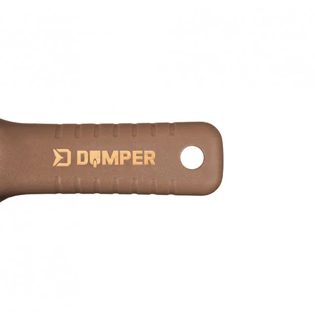 Delphin Dumper Feeding Shovel Braun Feeding Shovel perforated-Boilie throwing pipes & feed extractors-JJ-Fishing