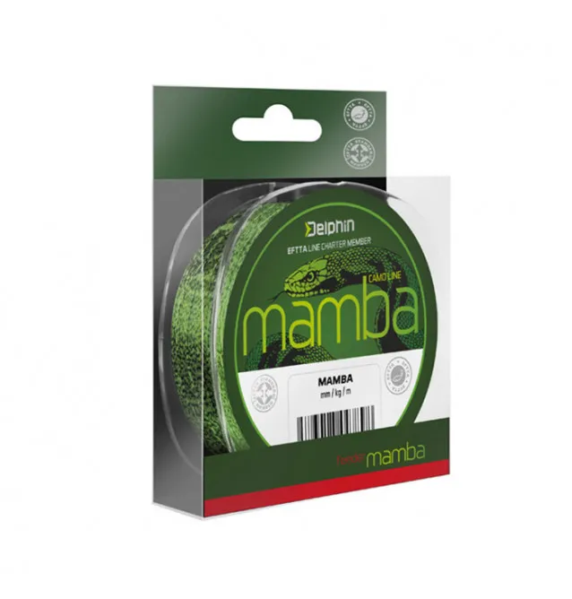 Delphin Mamba Feeder Camouflage monofile Angelschnur 0,18mm 6,3lb 300m-Schnüre-JJ-Fishing