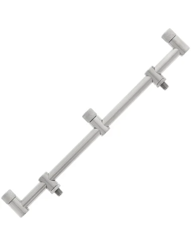 NGT Stainless Steel Goal Post Buzz Bar 3 Ruten Edelstahl Rutenauflage-Tackle & Co-JJ-Fishing