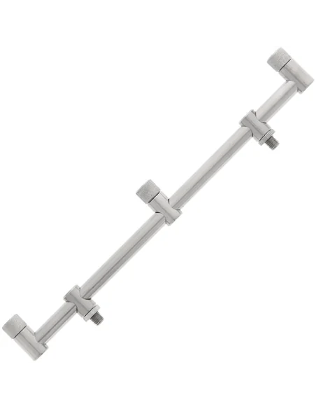 NGT Stainless Steel Goal Post Buzz Bar 3 Rods Stainless Steel Rod Rest-Tackle & Co-JJ-Fishing