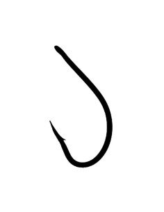 Owner Carp Hook Straight C1 Größe 2 Curve Shank Angelhaken 4 Stück-Endtackle-JJ-Fishing
