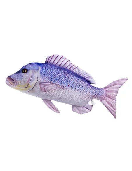Gaby Fischkissen Big Zahnbrasse 80cm, Plüschfisch, Stofftier-Big Fish-JJ-Fishing