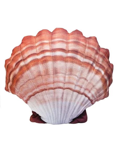 Gaby Fischkissen Big Jakobsmuschel Braun 45cm, Plüschfisch, Stofftier-Big Fish-JJ-Fishing