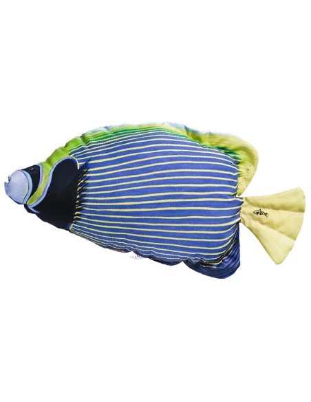 Gaby Fischkissen Big Imperator-Kaiserfisch Blau 56cm, Plüschfisch, Stofftier-Big Fish-JJ-Fishing