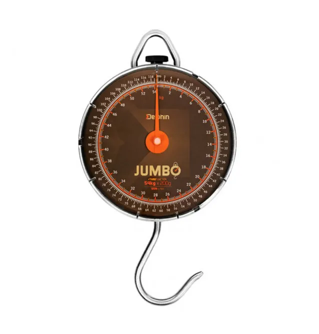 Delphin Analoge Angelwaage Jumbo bis 54kg mit Transporttasche-Abhakmatten & Wiegeschlingen-JJ-Fishing