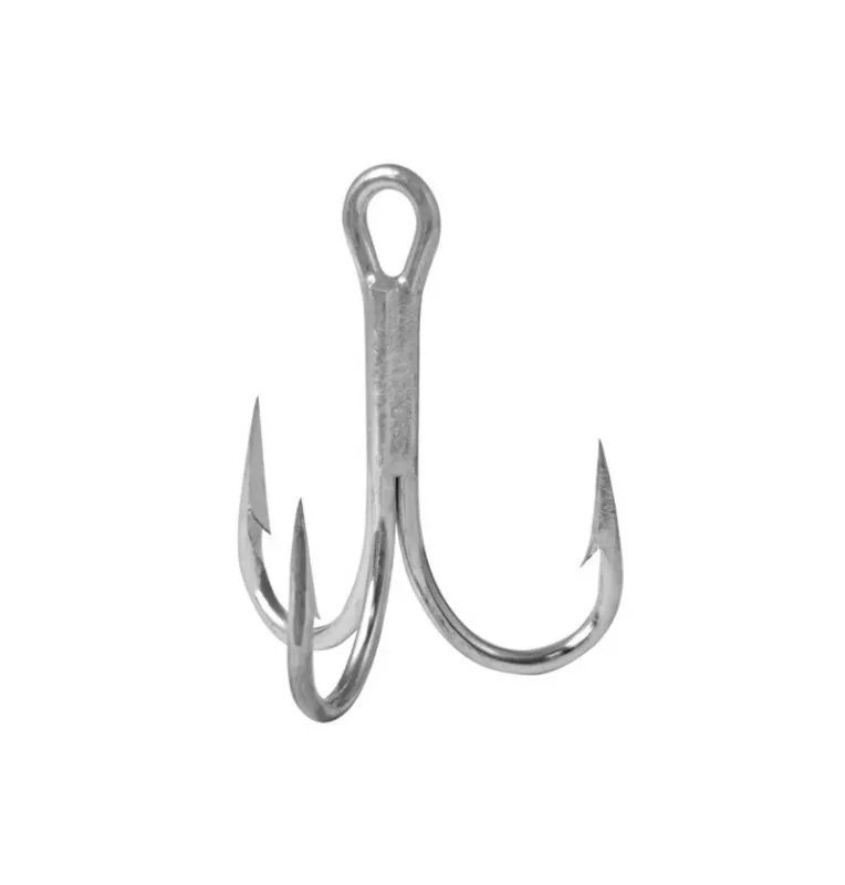 Catkong Triple Hook SuPower Treble 2 Stück 8/0 Wels Drilling-Hook & Co-JJ-Fishing