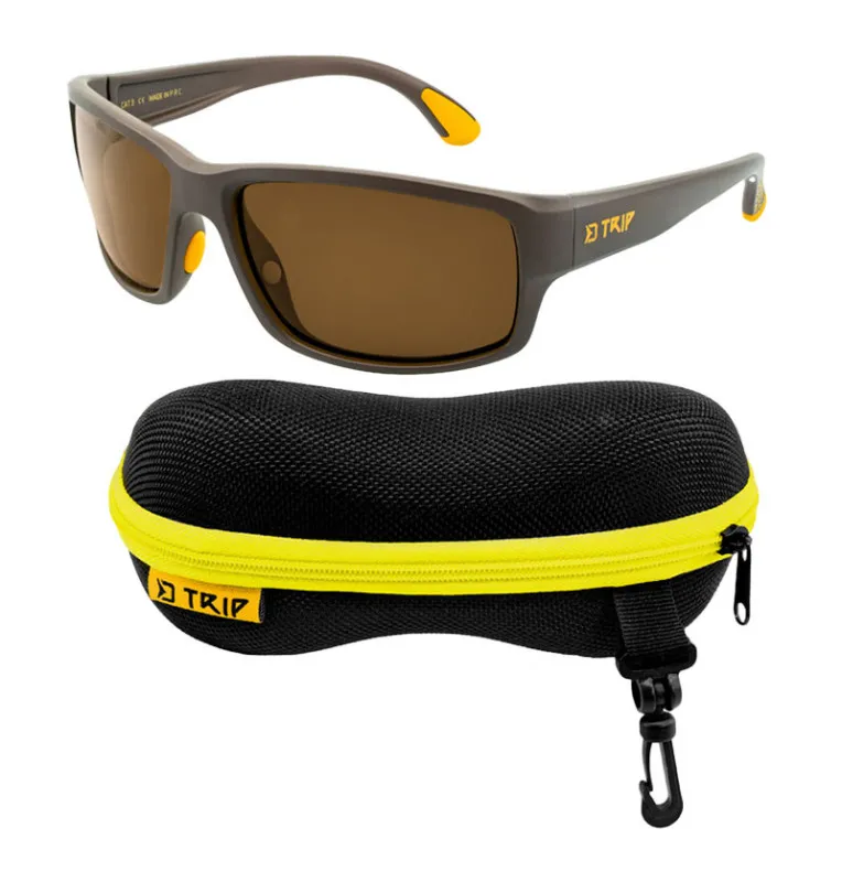 Delphin Trip Polarized Sunglasses, Polaroid Sonnenbrille mit Transportetui-Polaroid Brillen & Zubehör-JJ-Fishing