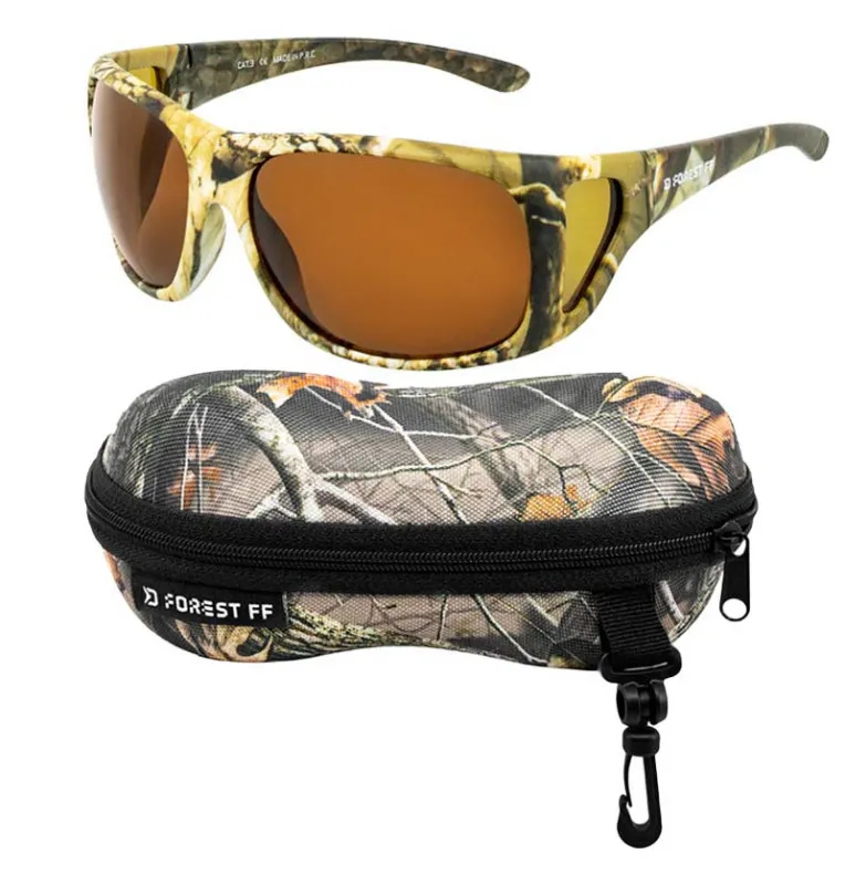 Delphin Forest FF Polarized Sunglasses Polaroid Sonnenbrille mit Transportetui-Polaroid Brillen & Zubehör-JJ-Fishing