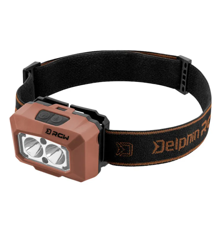 Delphin RGW PRO Head Lamp 200lm Bewegungssensor Rot/Grün/Weiß Kopflampe-Kopflampen-JJ-Fishing