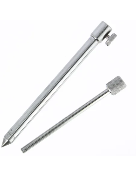 NGT Stainless Steel Bank Stick Deluxe Small 20-35cm Edelstahl Rutenauflage-Tackle & Co-JJ-Fishing