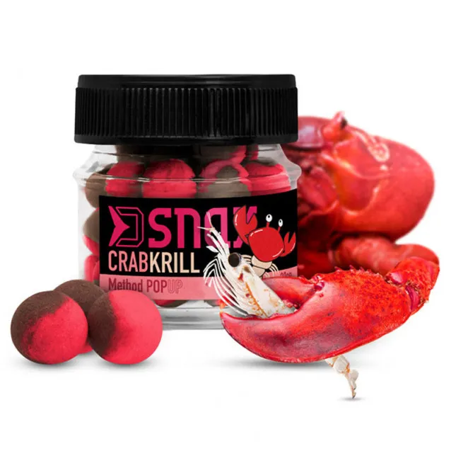 Delphin D Snax POP Köder Krabbe-Krill 10mm 20g-Pop Up´s-JJ-Fishing