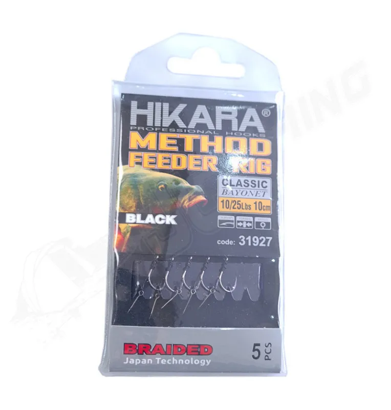 Traper Hikara Method Feeder Rig Classic Bayonet 10/25lb Barbed-Endtackle-JJ-Fishing