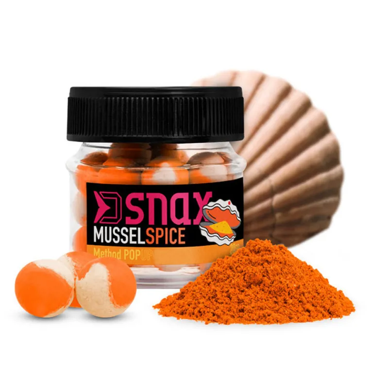 Delphin D Snax POP Köder Muschel & Gewürze 8mm 20g-Pop Up´s-JJ-Fishing