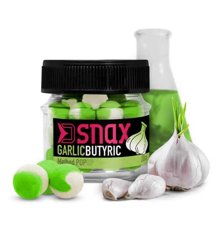 Delphin D Snax POP Köder Knoblauch-Butyric 10mm 20g-Pop Up´s-JJ-Fishing