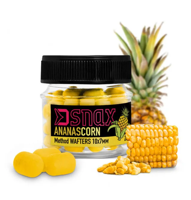 Delphin D Snax WAFT Sweet Corn-Ananans 10x7mm 20g-Wafters-JJ-Fishing