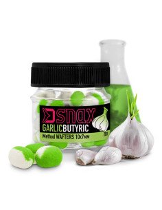 Delphin D Snax WAFT Knoblauch-Butyric 10x7mm 20g-Wafters-JJ-Fishing