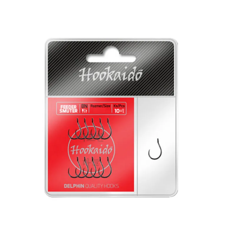 Hookaido Feeder Smuter Ring Hooks 11 Stück Gr.14 Angelhaken-Endtackle-JJ-Fishing