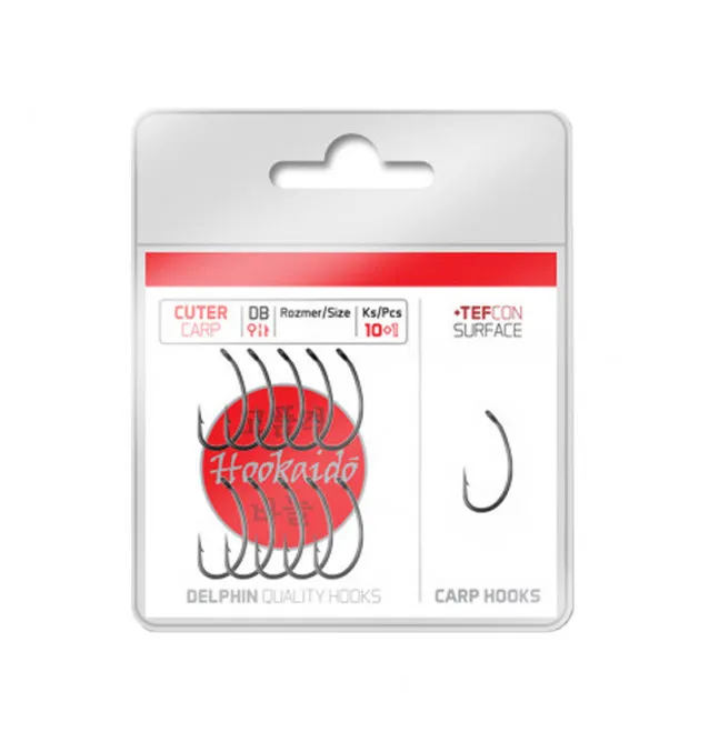 Hookaido Cuter Tefcon Hooks 11 Stück Gr.4 Angelhaken-Endtackle-JJ-Fishing