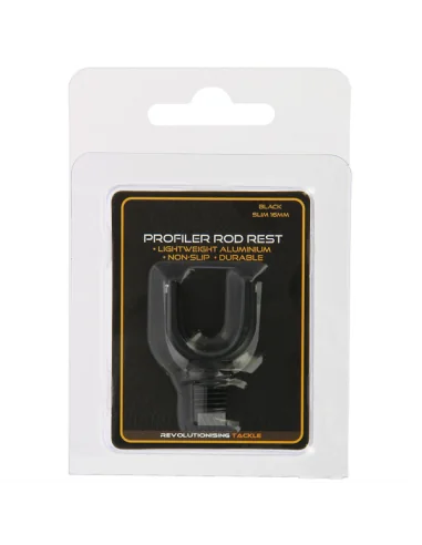 NGT Profiler Rod Rest Black Slim 16mm Rutenauflage Karpfenanglen-Rutenauflagen-JJ-Fishing