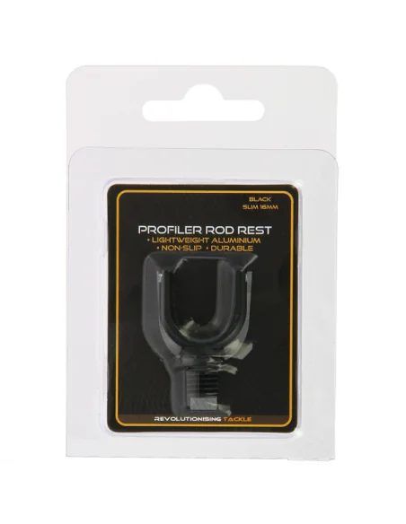 NGT Profiler Rod Rest Black Slim 16mm Rutenauflage Karpfenanglen-Rutenauflagen-JJ-Fishing