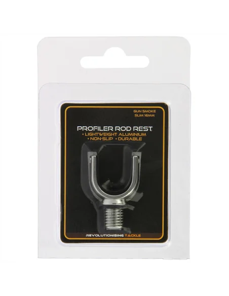 NGT Profiler Rod Rest Gun Metal Slim 16mm Rutenauflage Karpfenanglen-Rutenauflagen-JJ-Fishing
